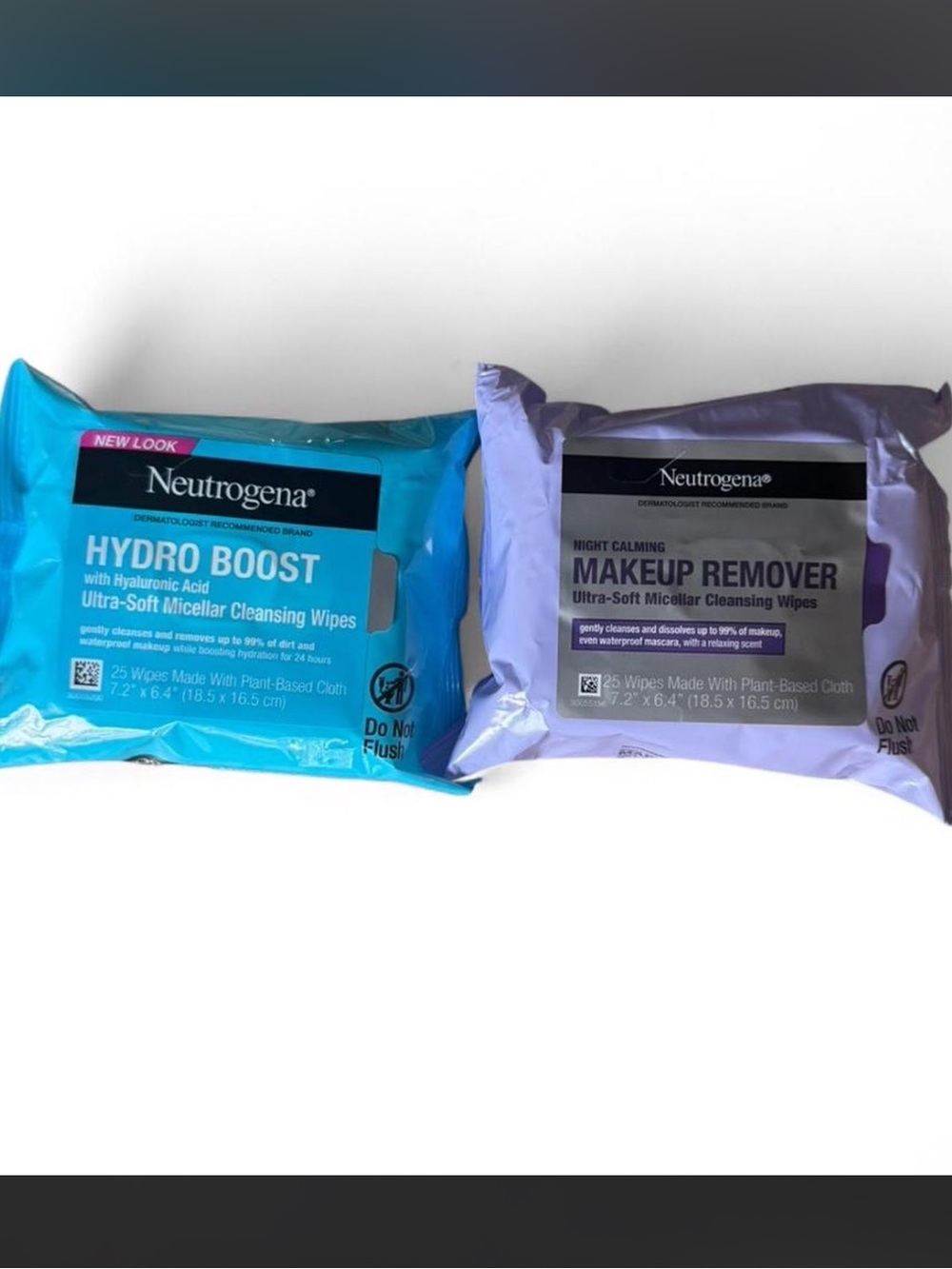 Neutrogena Hydro Boost (Aqua) & Makeup Remover (Lavender) Wipes